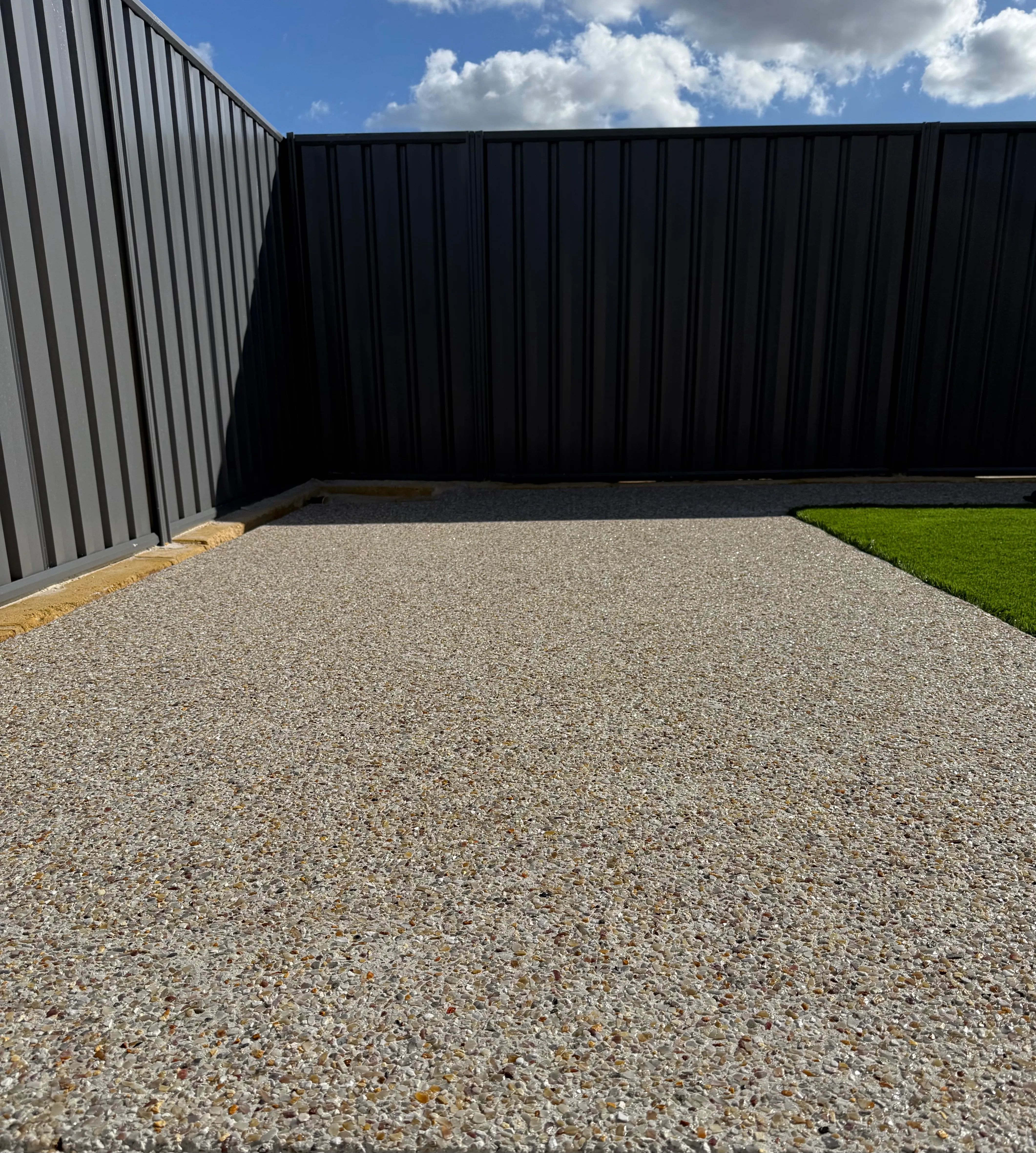 Exposed Aggregate - Natural stone texture concrete with excellent traction for pool areas